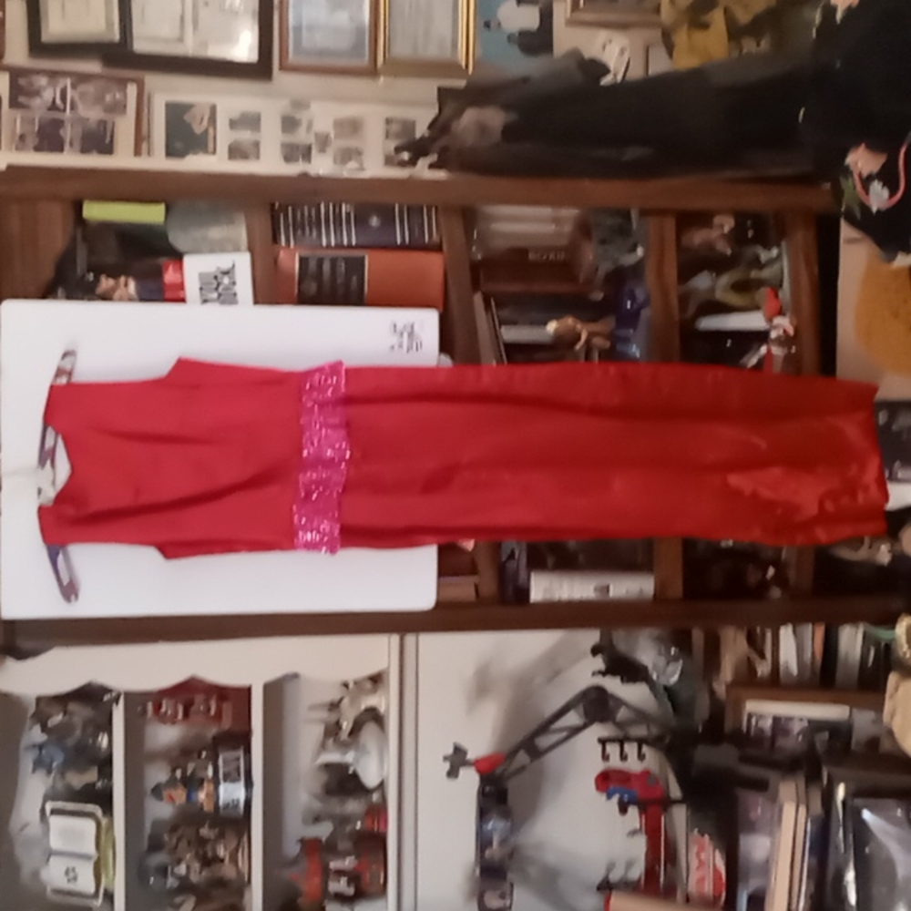 Vintage Custom Maxi/Long Red Evening Gown Never2 Worn